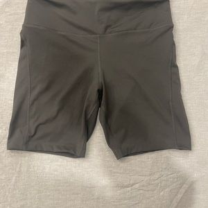 Nike dark-gray dry fit biker shorts, 7”, size large